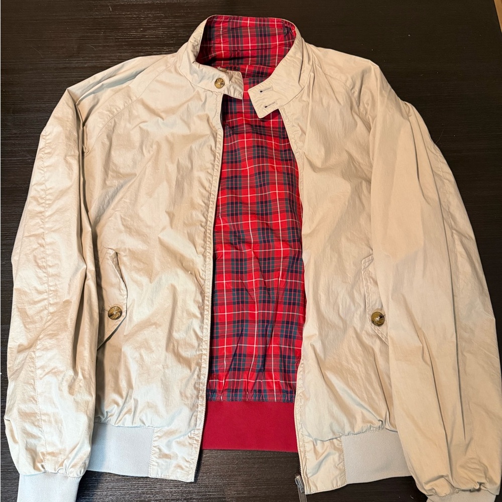 Men's Classic Beige G9 Harrington Jacket